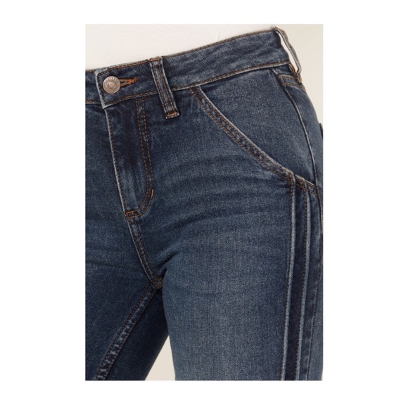 Shyanne Dark Wash Flare Jeans - Picture 3 of 12